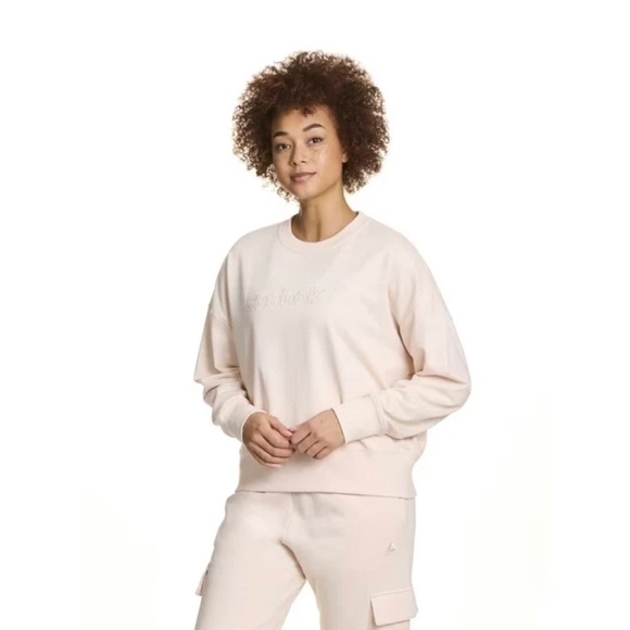 Reebok Women's Meet and Greet Crewneck Comfort Fit Sweatshirt, Size Medium - Picture 2 of 5